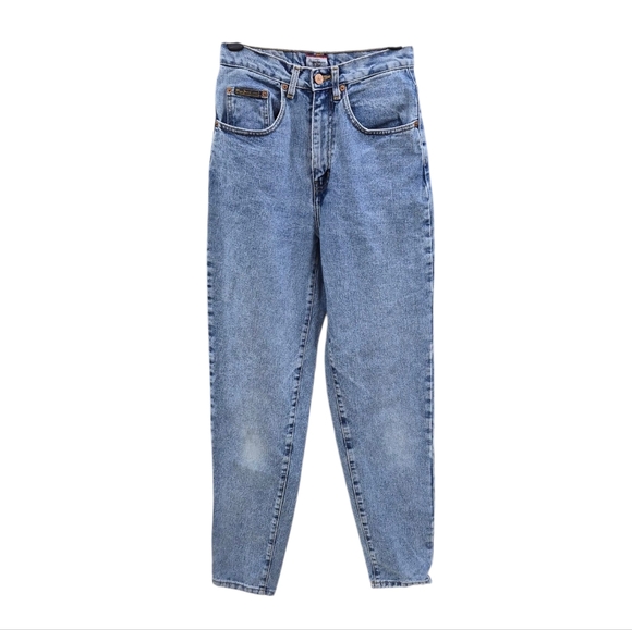 Pepe Jeans Denim - Vintage 90s Pepe Jeans London jeans women's 28 high rise tapered leg cotton